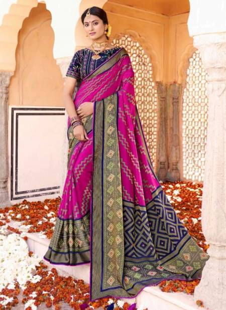 Pink Colour 5D SAHELI New Designer Heavy Wedding Wear Latest Saree Collection 22141